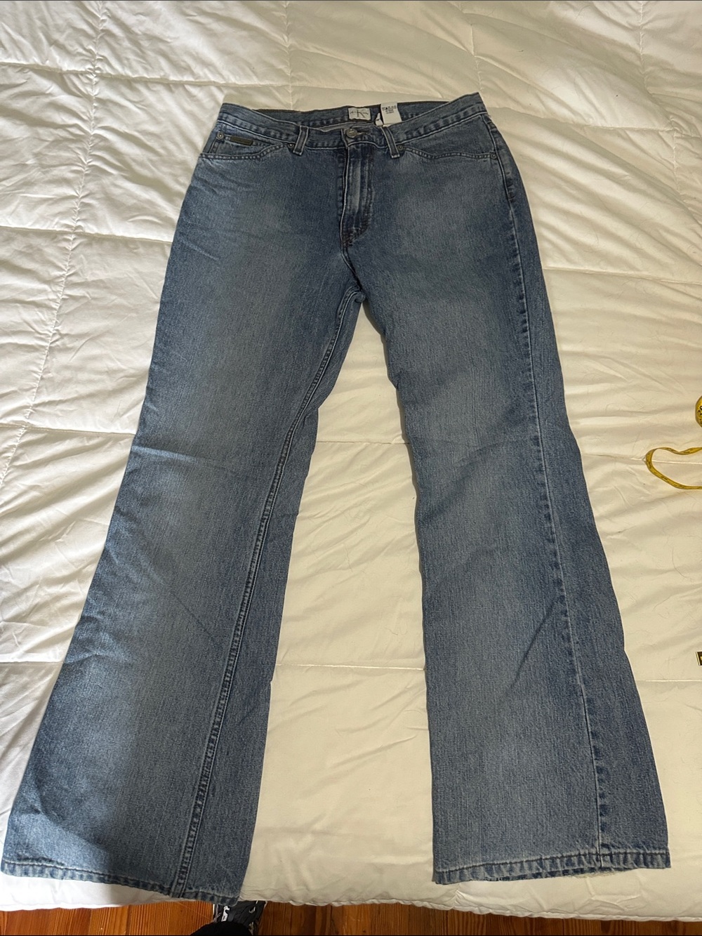 Calvin Klein Jeans Light Blue Wide Leg Flare
